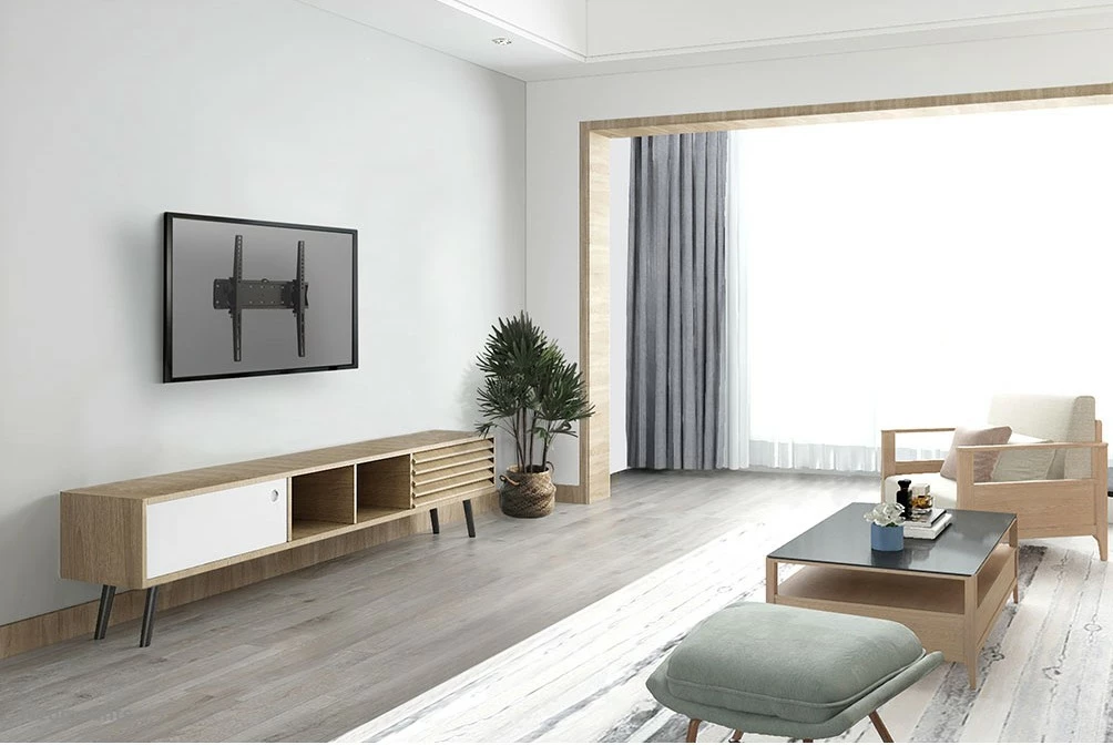 Mbajtës muri për TV Newstar FPMA-W350BLACK, 32-55 inç, çelik, i zi