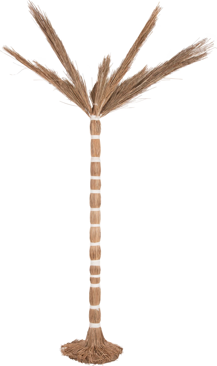 Pemë dekorative tropikale FH4323, stil kokosi, prej bari Mendong, 310Hcm