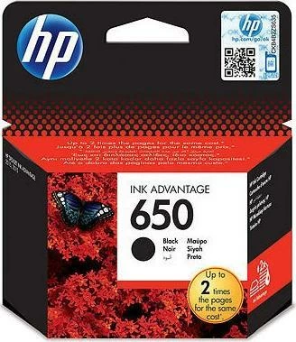 Kartrixh boje origjinale HP 650 (CZ101AE), e zezë
