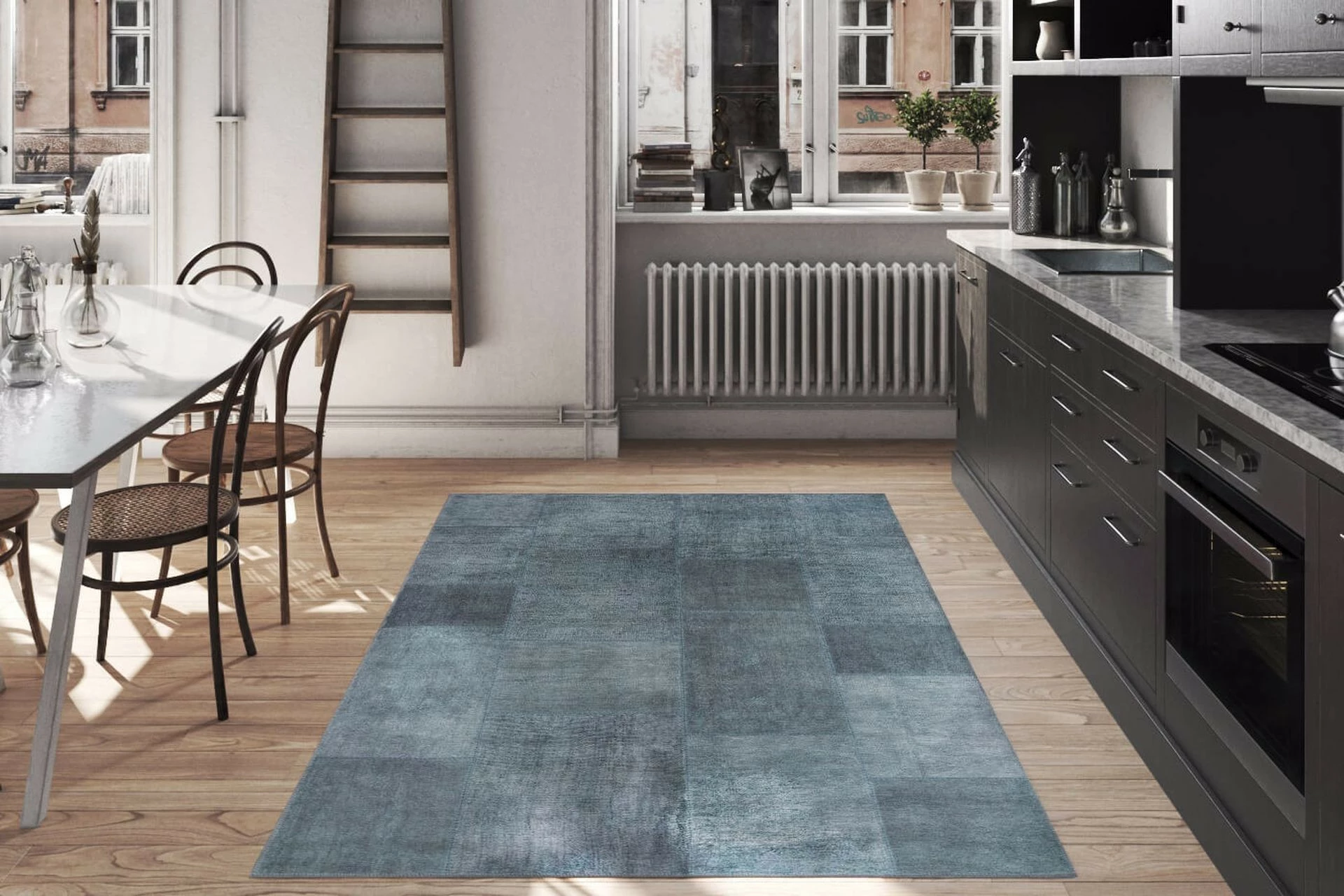 Qilim Conceptum Hypnose Jazz Chenille, 210x310cm, ngjyrë e gjelbër AL 102