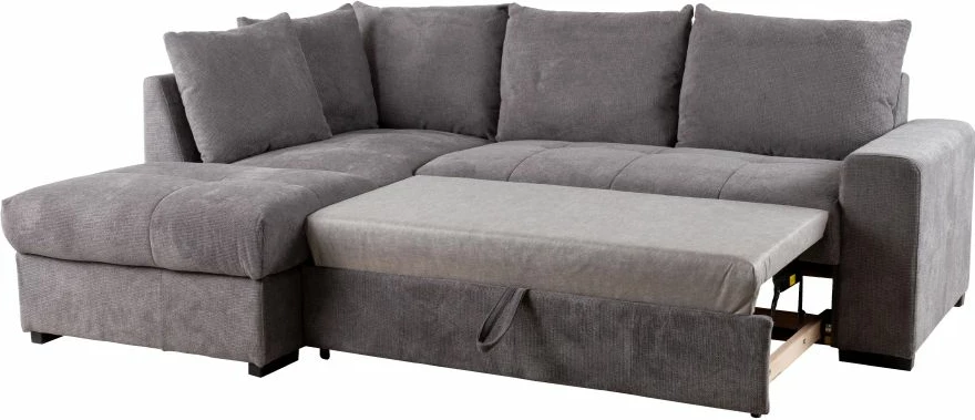 Kënd divan Bill, shtrihës, kënd i majtë, ngjyrë gur, 241x173x94