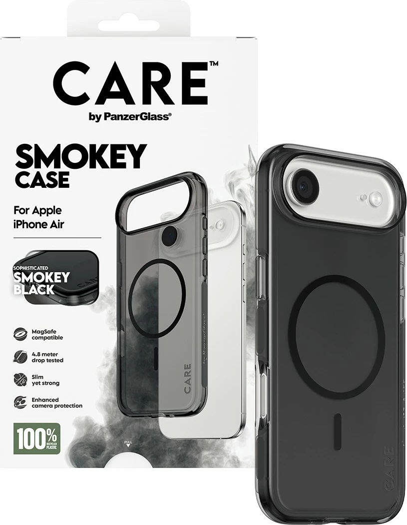 Mbështjellës PanzerGlass CARE BY FLAGSHIP CASE URBAN EXP për celular, MagSafe, i zi