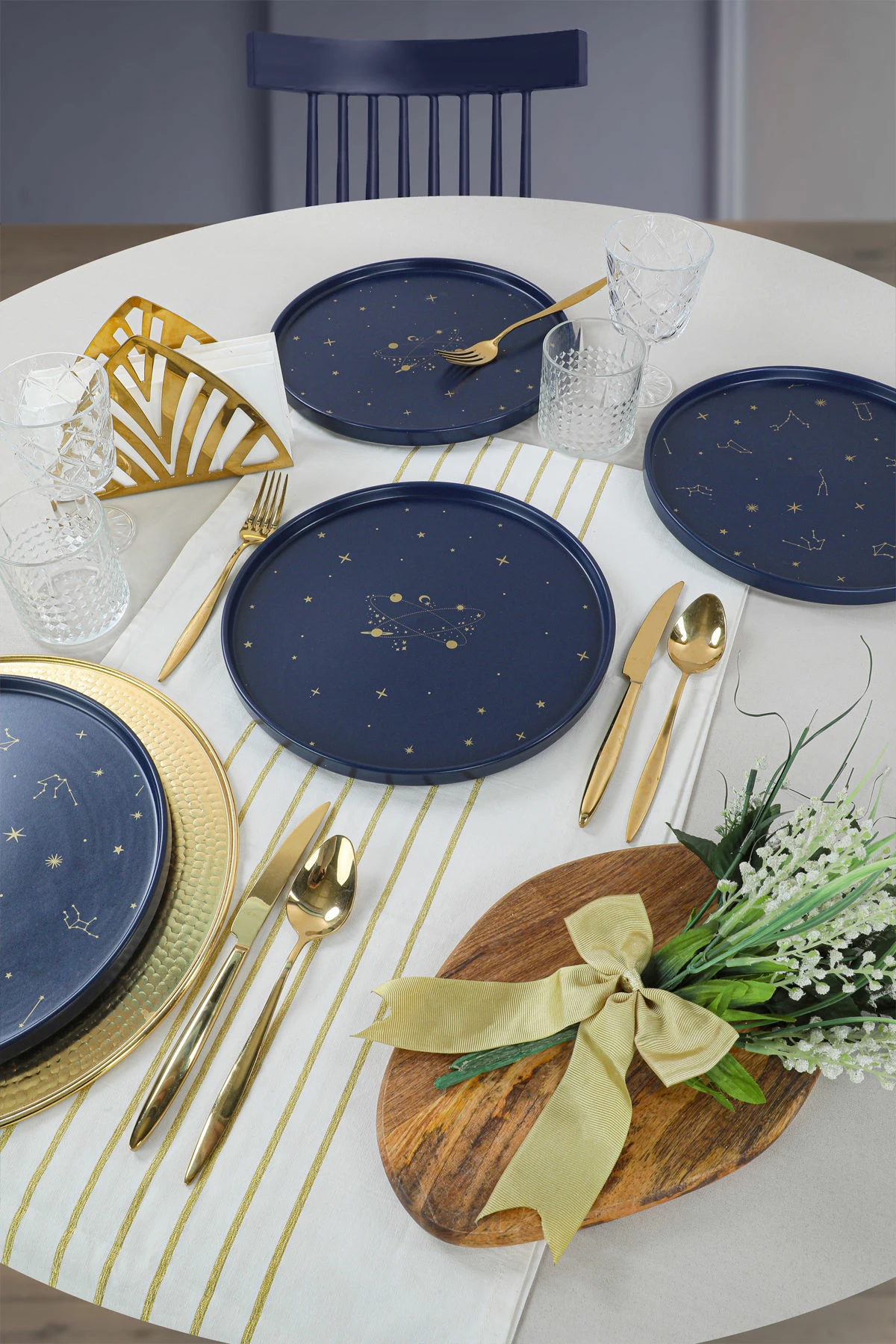 Set pjatash shërbimi (4 copë), Hermia Concept, ST038104F993A046200MATSS00