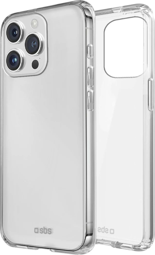 Mbështjellës SBS Skinny Cover për iPhone 16 Pro Max, TPU, transparent