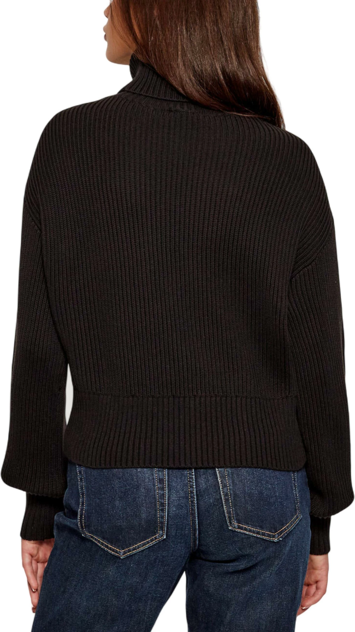 Xhemper për femra Calvin Klein Jeans Contra LV047D349G, i zi [Madhësia: XXS]