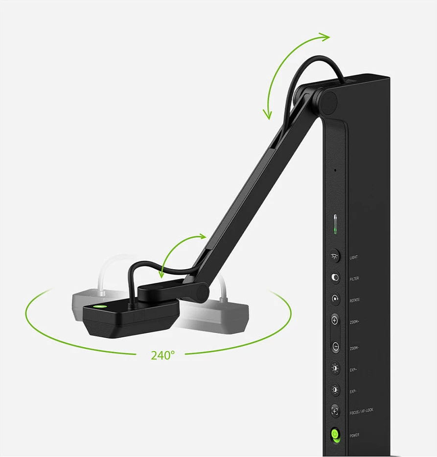 Vizualizues IPEVO VZ-R ULTRA, 13MP, 4K, HDMI/USB-C, i zi
