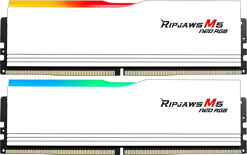 RAM Memorje G.Skill Ripjaws M5 Neo RGB 64GB (2x32GB) 6000MHz bardhë