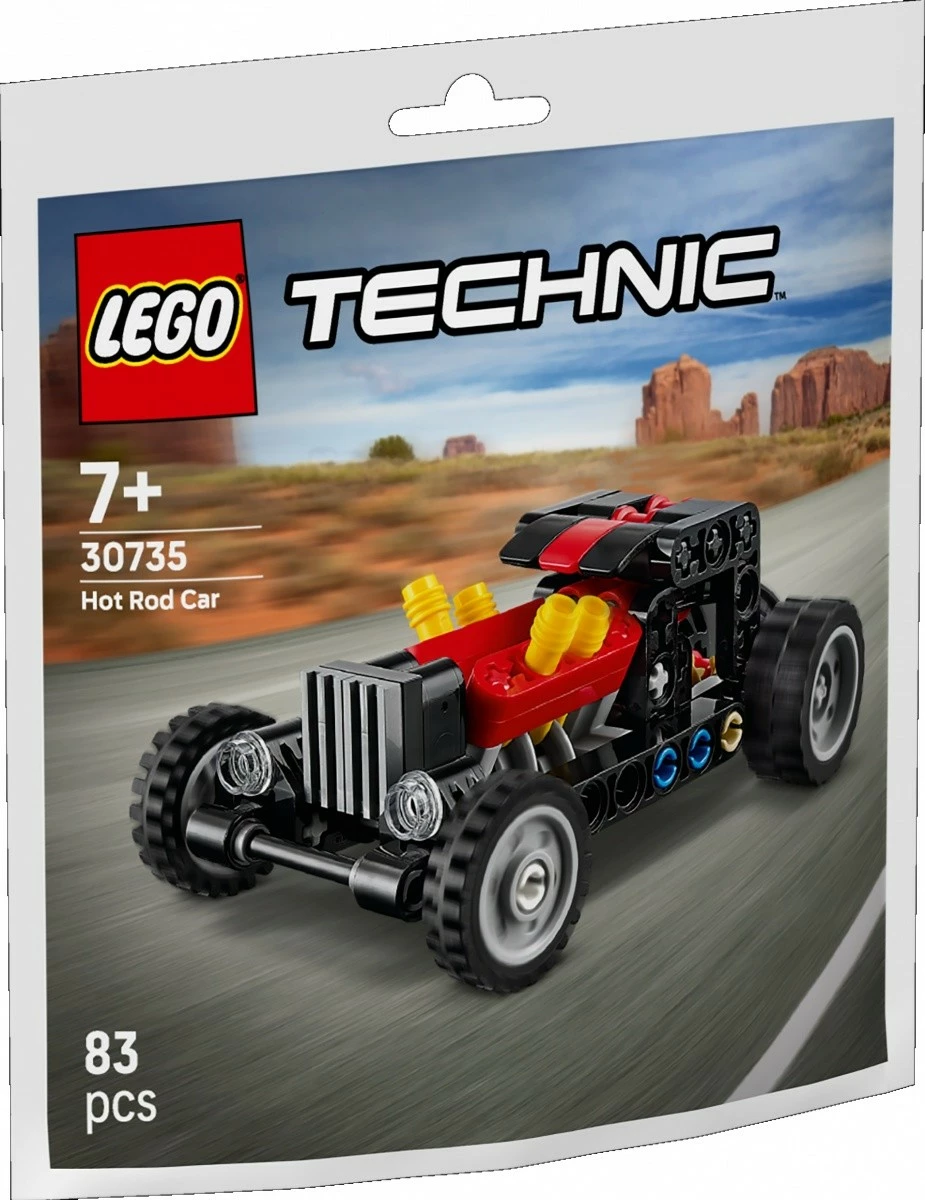 Set ndërtimi LEGO Technic 30735 Hot Rod Car 83 pjesë 7+