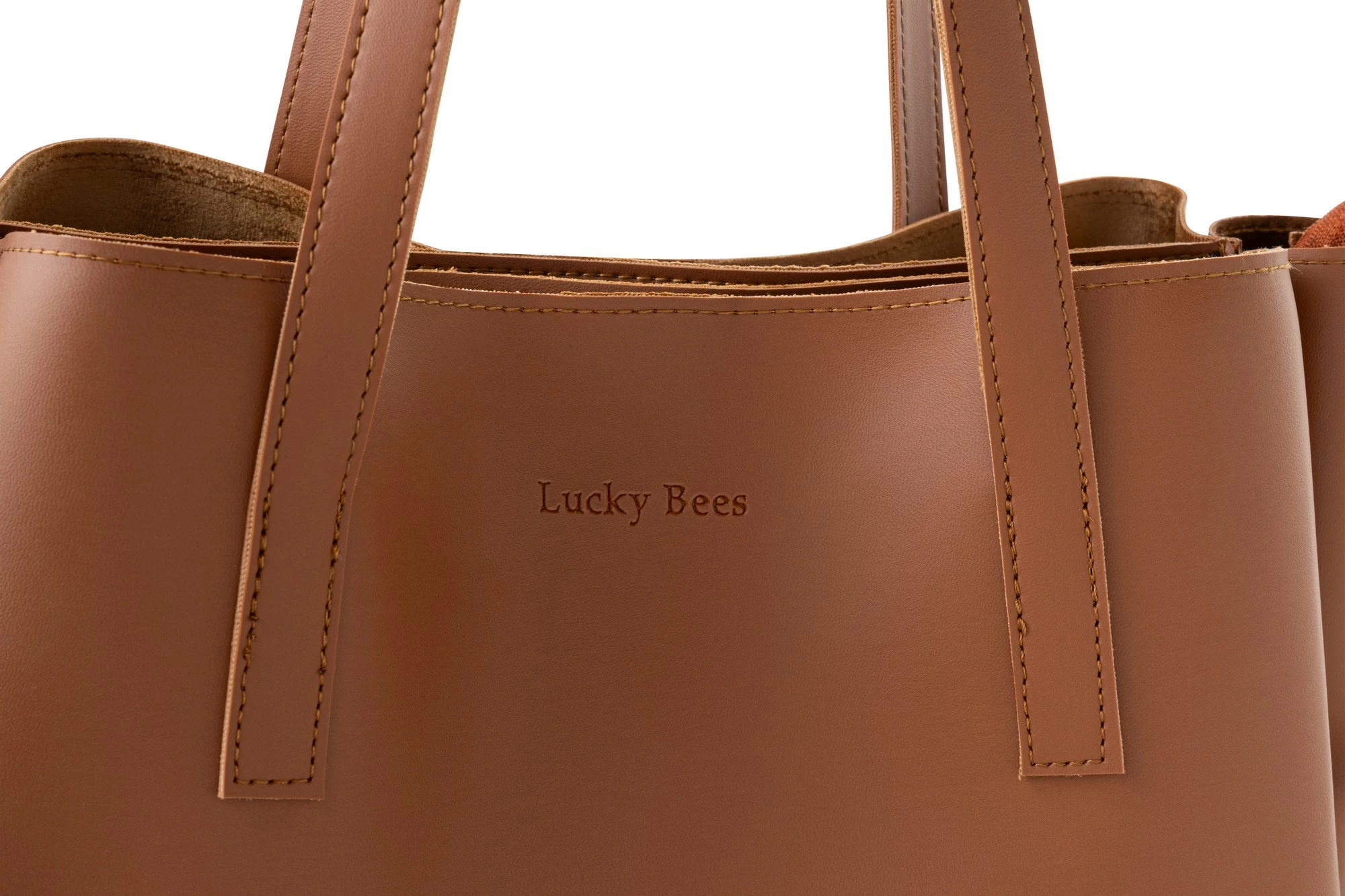 Çantë tote Lucky Bees, ngjyrë tan, 1257