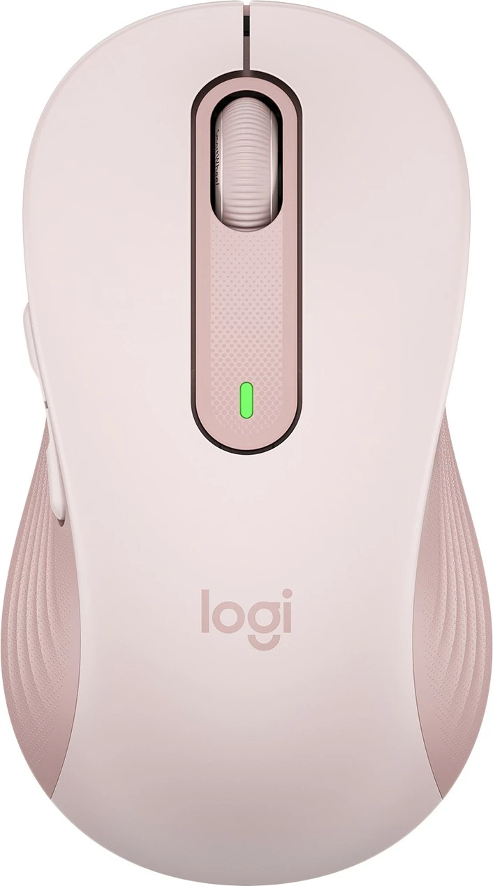 Maus Logitech Signature M650 L, Wireless, Djathtas, Optik, RF Wireless + Bluetooth, 4000 DPI, Rozë
