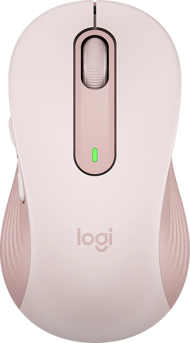 Maus Logitech Signature M650 L, Wireless, Djathtas, Optik, RF Wireless + Bluetooth, 4000 DPI, Rozë