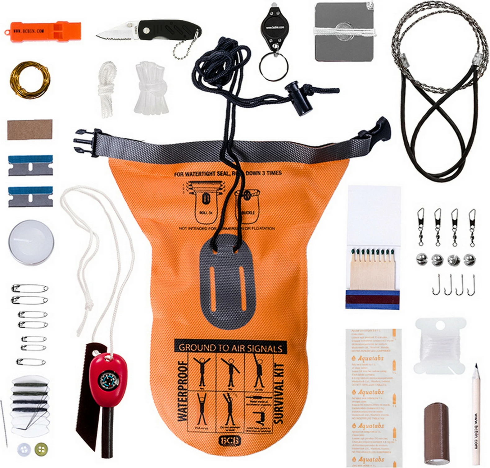 Mbijetesë Dhe Kampim BCB BCB Waterproof survival kit CK050