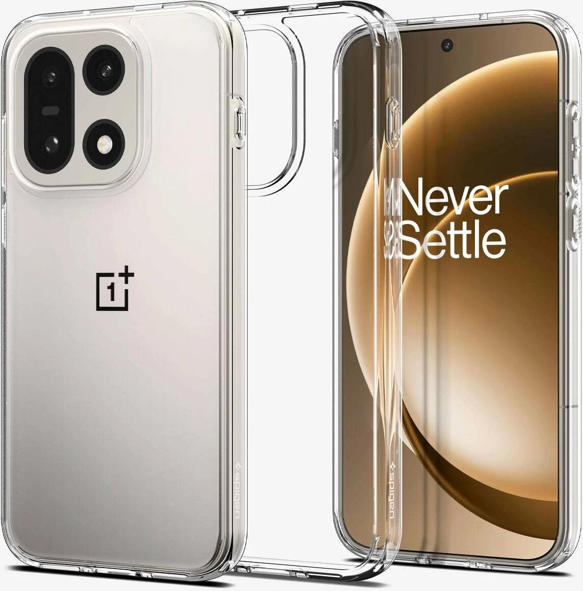 Mbështjellës Spigen Ultra Hybrid për OnePlus 15, TPU/PC, mbrojtje MIL-STD, transparent, 1 copë