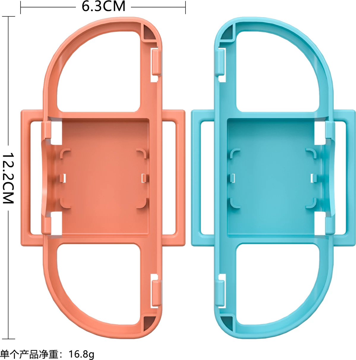 Set aksesorësh lojërash 23-në-1 për Nintendo Switch 2, Hurtel Family Accessory Pack 2, plastikë, portokalli e kaltër, set 23 pjesë