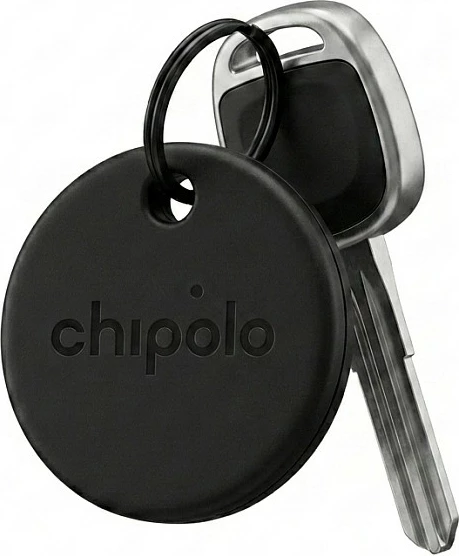 Tag gjurmues Chipolo POP, Bluetooth, Find My/Find Hub, IP55, bateri CR2032, i zi