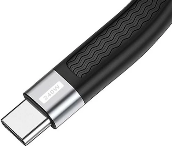 Kabllo USB-C Equip USB 4 Gen.3, 0.13m, 80Gbps, e zezë