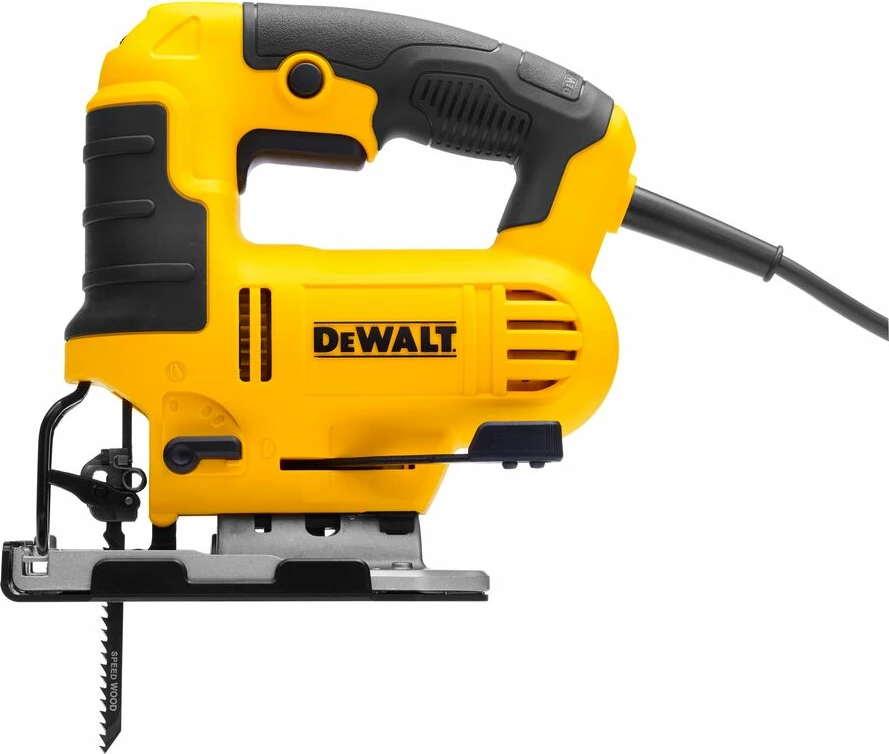Sharrë vibruese DeWalt DWE349 650W, 500-3200/min, goditje 20mm, 0-45°, e verdhë/zezë