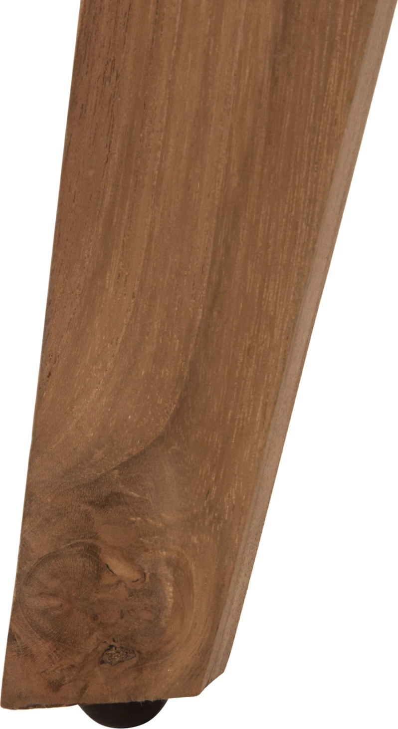 Tavolinë katrore për ngrënie jashtë, LEO, dru TEAK, 60x60x75H cm