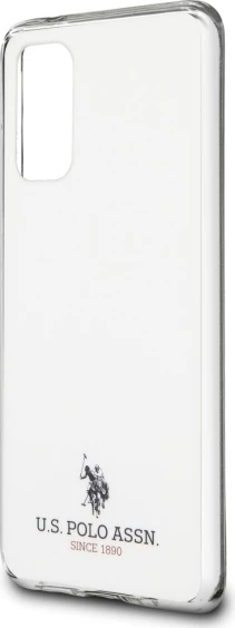 Mbështjellës U.S. Polo Assn. USHCS67TPUWH Shiny për Samsung Galaxy S20+, i bardhë