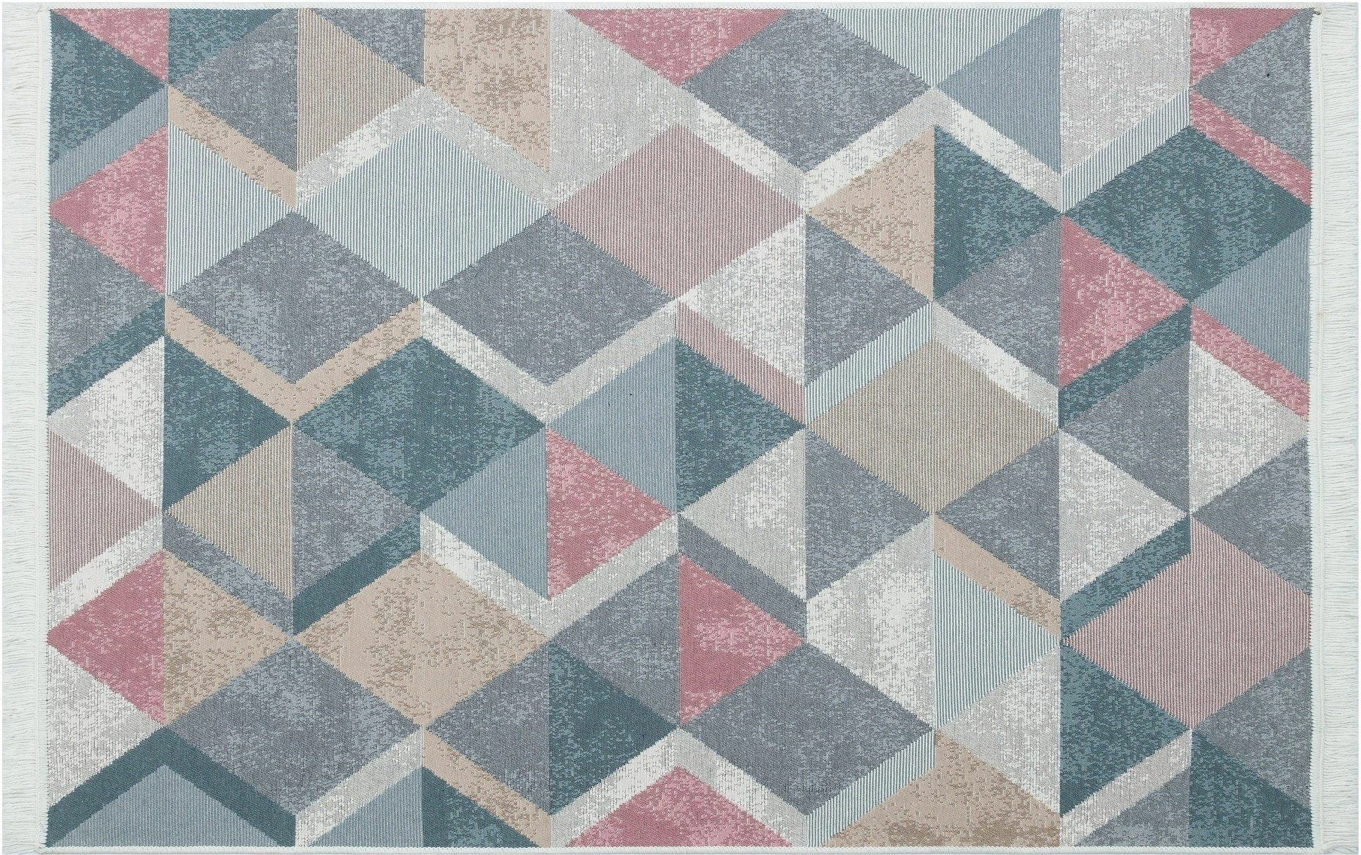 Qilim Conceptum Hypnose, 80x150cm, blu, rozë, bezhë, gri