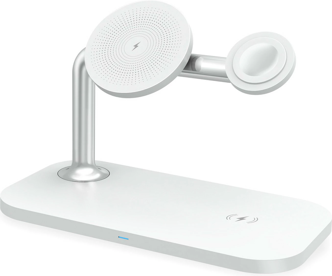 Karikues wireless RealPower ChargeAIR Mag, 3-në-1 MagSafe, 15W, USB-C, i bardhë