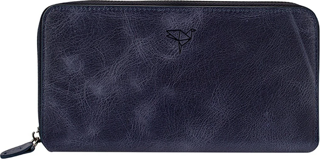 Portofol unisex Zoozie Bags, Murphy, ngjyrë kaltër e errët