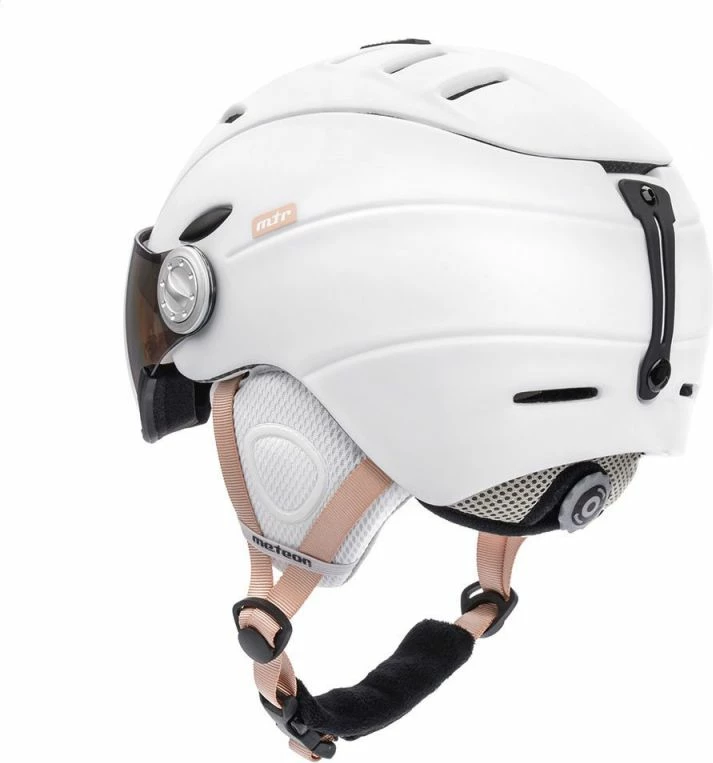 Helmetë skijimi Meteor Holo XL, e bardhë [Madhësia: Standarde]