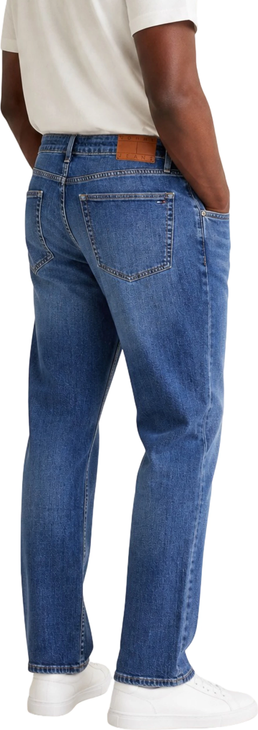 Pantallona xhinse për meshkuj Tommy Hilfiger Jeans Ryan Slim Str DM0DM23363, denim blu [Madhësia: W31 L32]