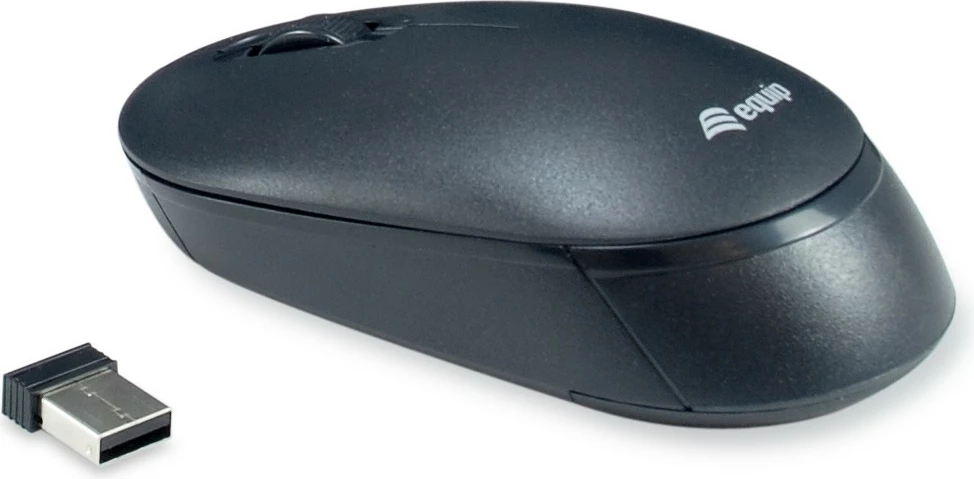 Set tastierë + maus wireless Equip, QWERTZ, full-size, 2.4 GHz, e zezë