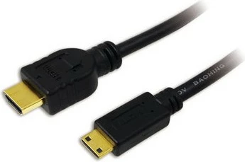 Kabllo HDMI LogiLink CH0021, 1m, HDMI Type A në HDMI Type C, e zezë