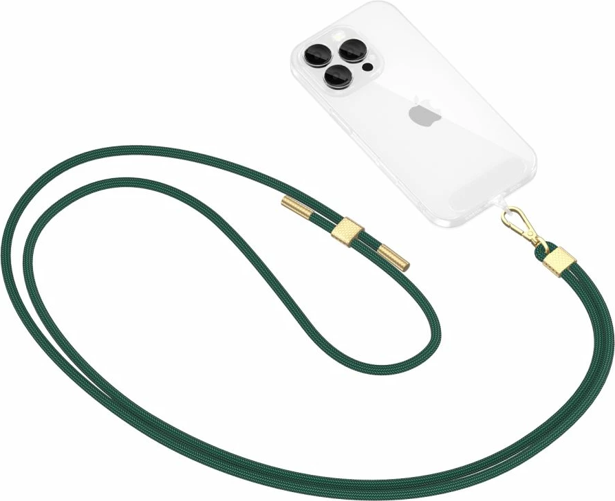 Rrip crossbody për celular Tech-Protect C2S, i gjelbër (olive), me 2 adapterë