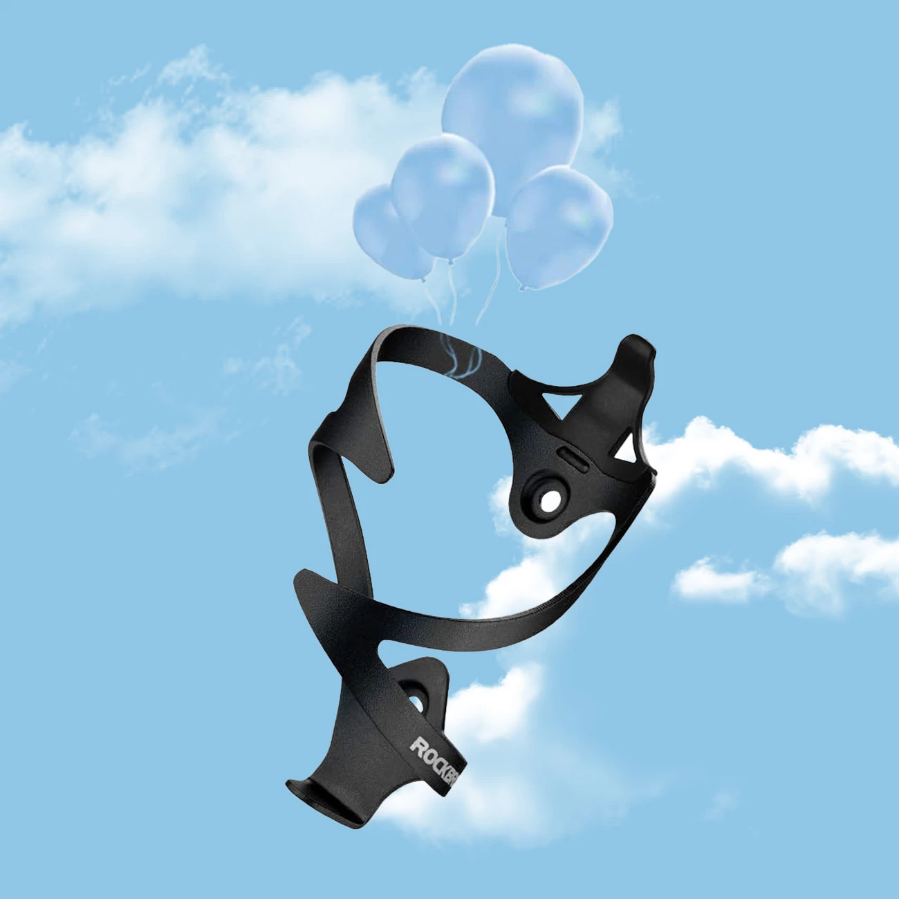 Mbajtës shishe për biçikletë Rockbros 2017-11ABK, alumini, e zezë