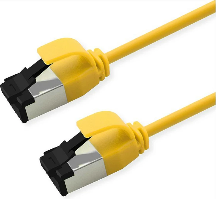 Kabllo LAN ROLINE 21.15.3422, Cat8.1, 2 m, S/FTP, RJ45, e verdhë