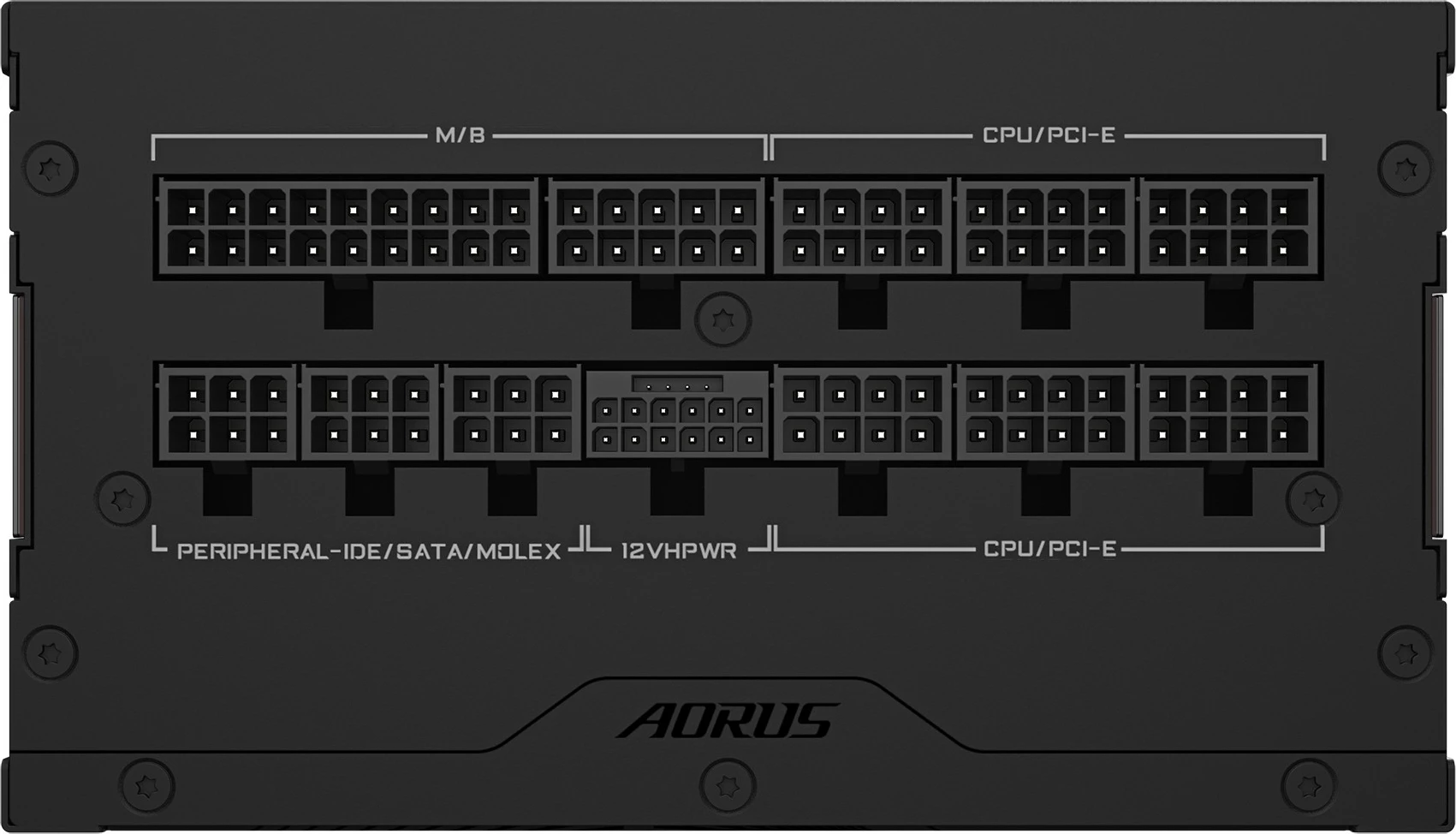 Njësi furnizimi me rrymë Gigabyte AORUS ELITE P1000W ICE, PCIe 5.0, 80 PLUS Platinum, Dizajn plotësisht modular, 1000 W