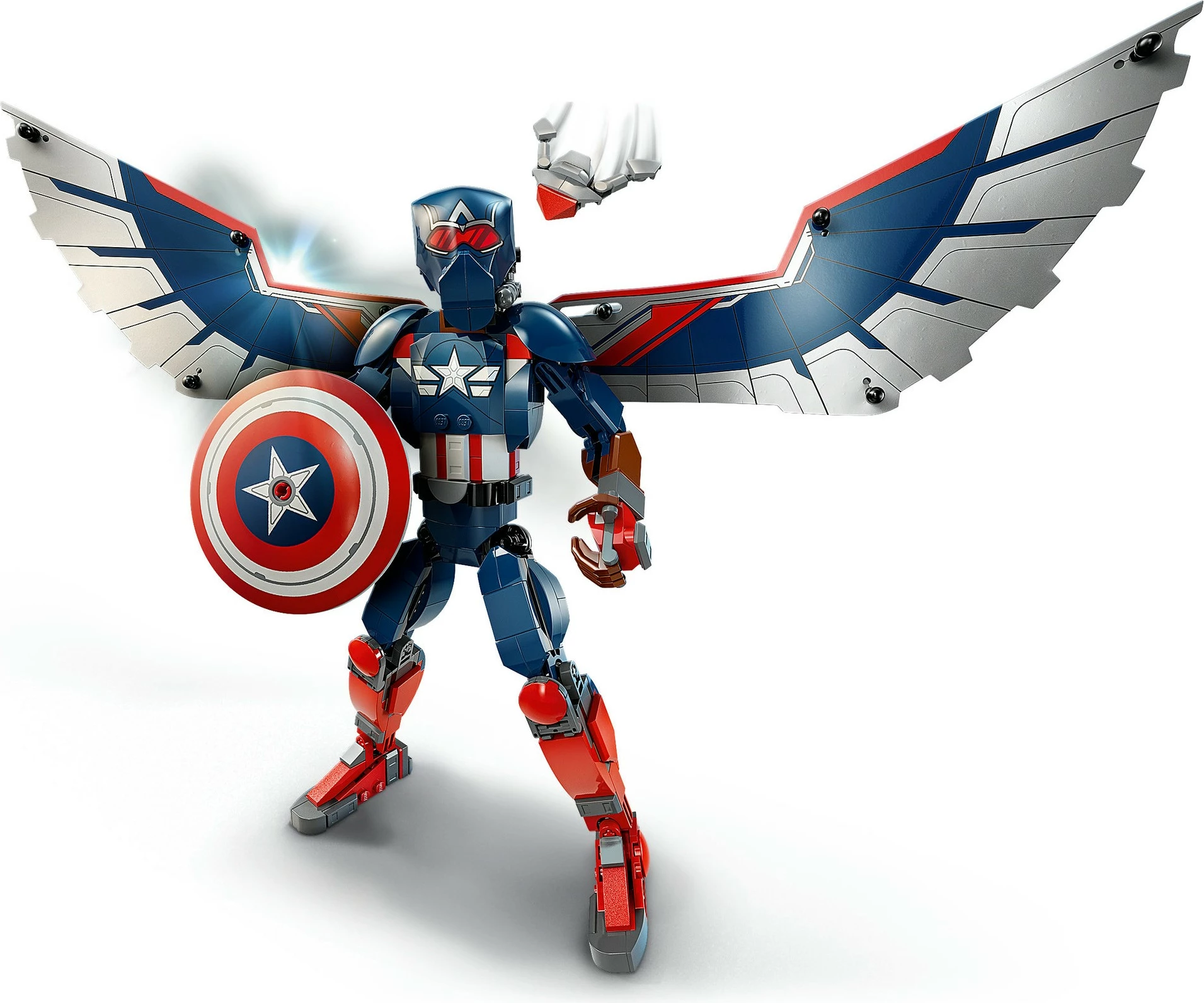 Set ndërtimi LEGO Marvel 76296 New Captain America, shumëngjyrësh