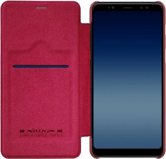 Mbështjellës flip Nillkin QIN për Samsung Galaxy S20 Plus G985, i kuq