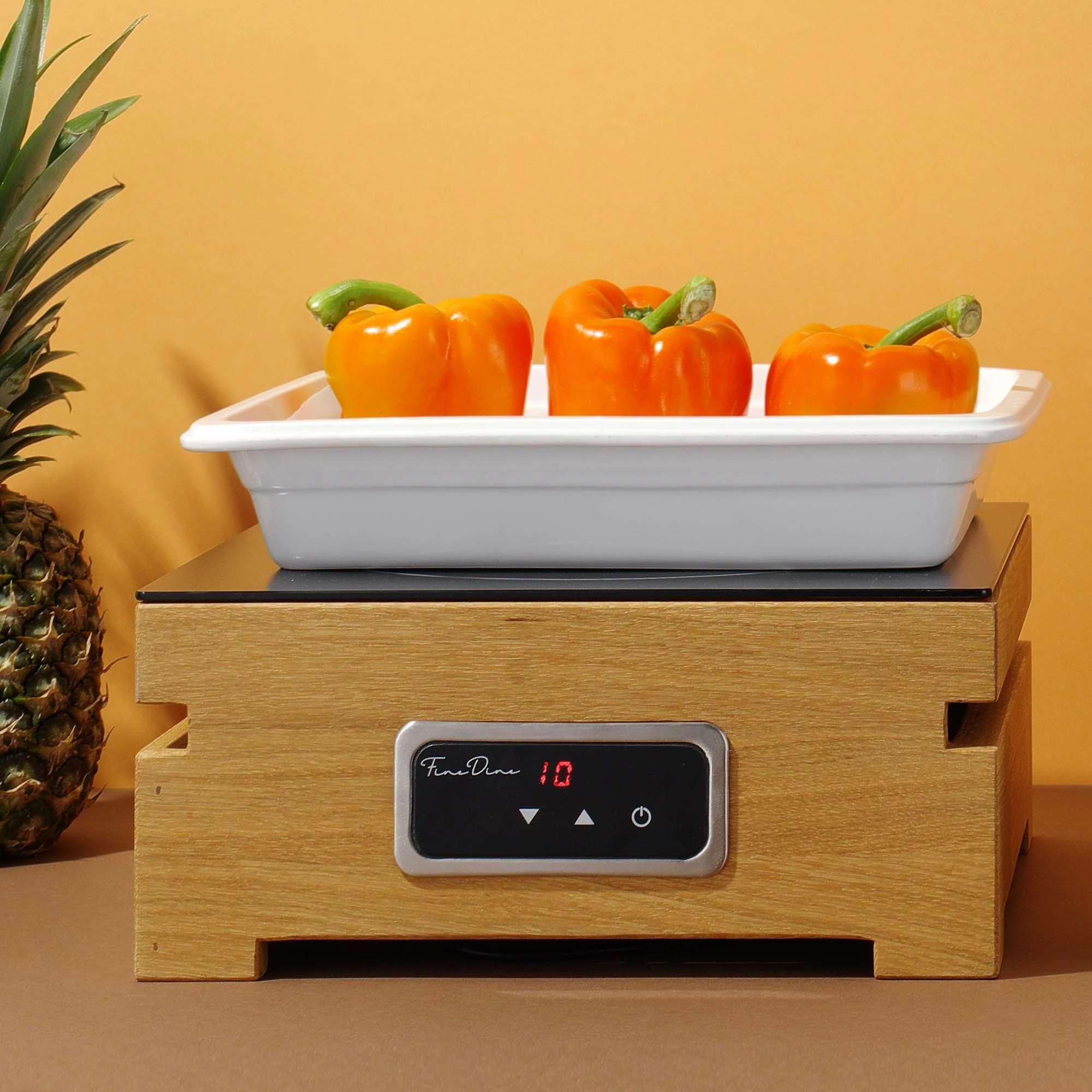 Enë porcelani GN, Fine Dine, 1/2 H65 mm, e bardhë