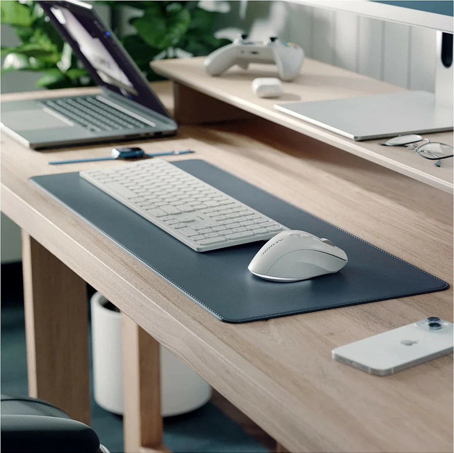 Maus wireless Bluetooth ALOGIC Apex, 6400 DPI, USB-C rikarikues, i bardhë