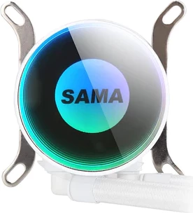 Ventilator Ftohës Me Ujë Për Kompjuter SAMA MW240DW (Bardhë)