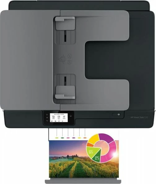 Printer multifunksional HP Smart Tank 530 (4SB24A) A4 Wi‑Fi, Bluetooth, sistem rezervuari boje, e zezë