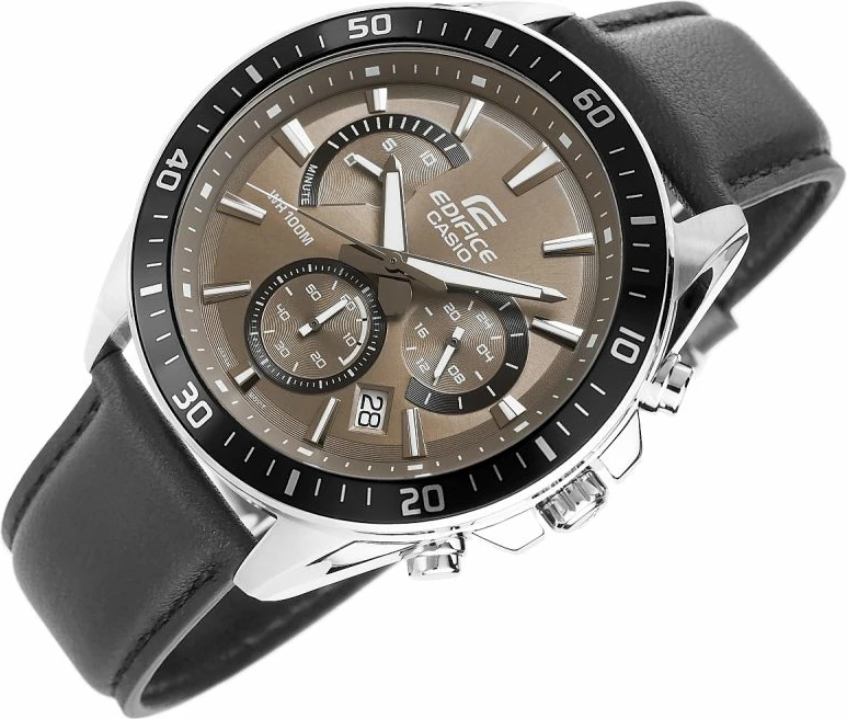 Orë dore për meshkuj Casio, e zezë