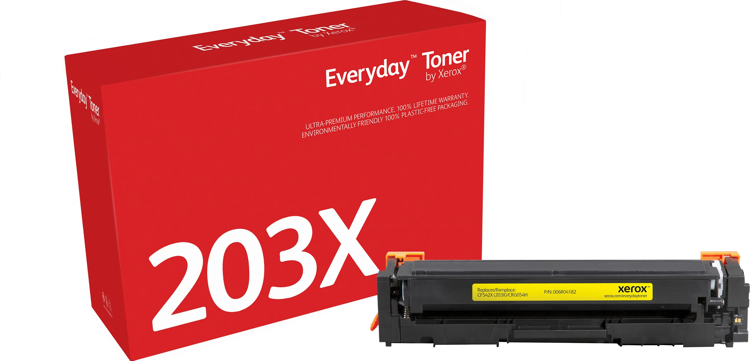 Toner Xerox Everyday 203X (CF542X) kompatibil për HP, XL 2500 faqe, i verdhë