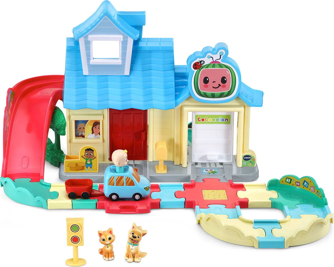 VTech Cocomelon Toot-Toot Drivers JJ's House Track Playset