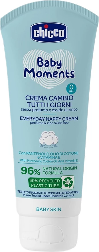 Krem për irritim nga pelenat Chicco Baby Moments unisex 100ml
