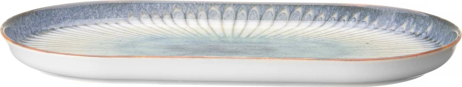 Pjatë ovale Fine Dine Galaxy 290mm porcelan blu, set 6 copë