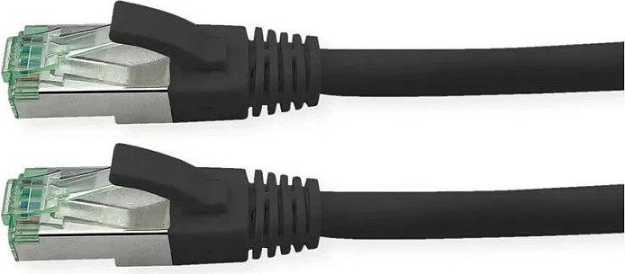 Kabllo rrjeti ROLINE 21.45.3250 Cat6a, 0.5 m, S/FTP, RJ45, e zezë
