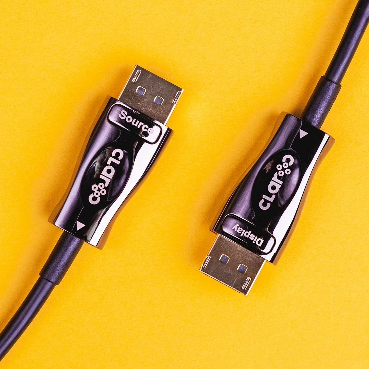 Kabëll optik Claroc DisplayPort 1.4 AOC 8K 10 m, ngjyrë zi-gri