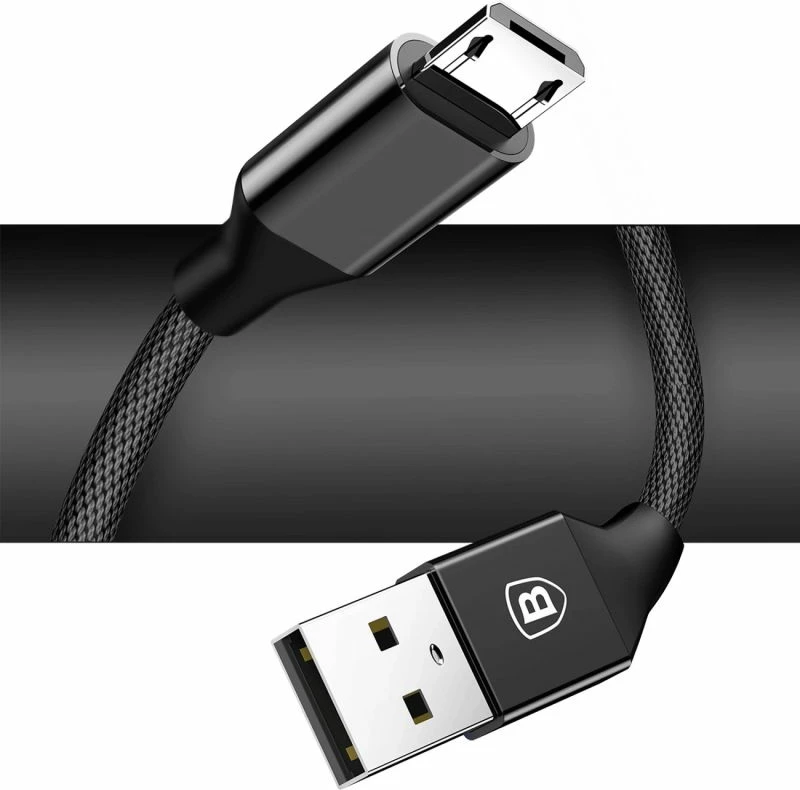 kabllo USB-A në MicroUSB Baseus Yiven 1.5m, e zezë