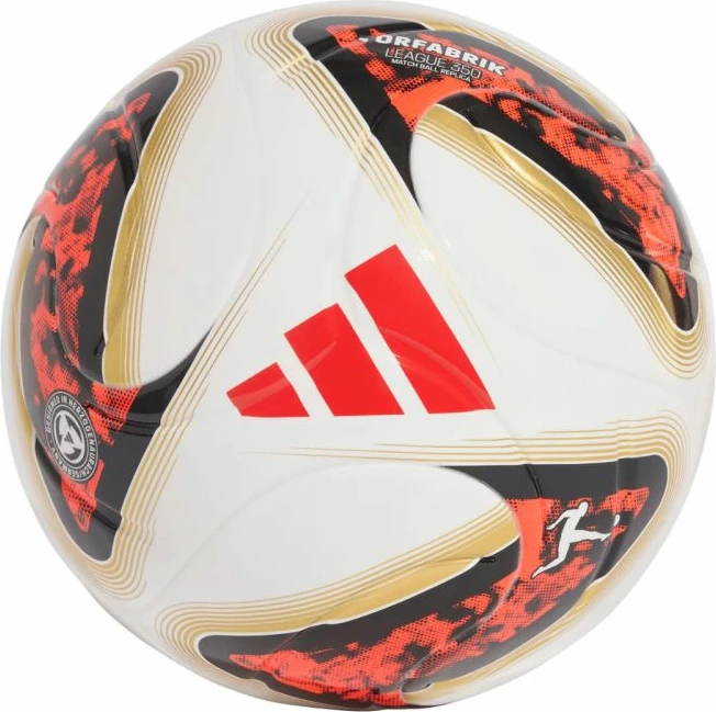 Top futbolli adidas Bundesliga 26/27 Torfabrik League J350, bardhë-portokalli-ari