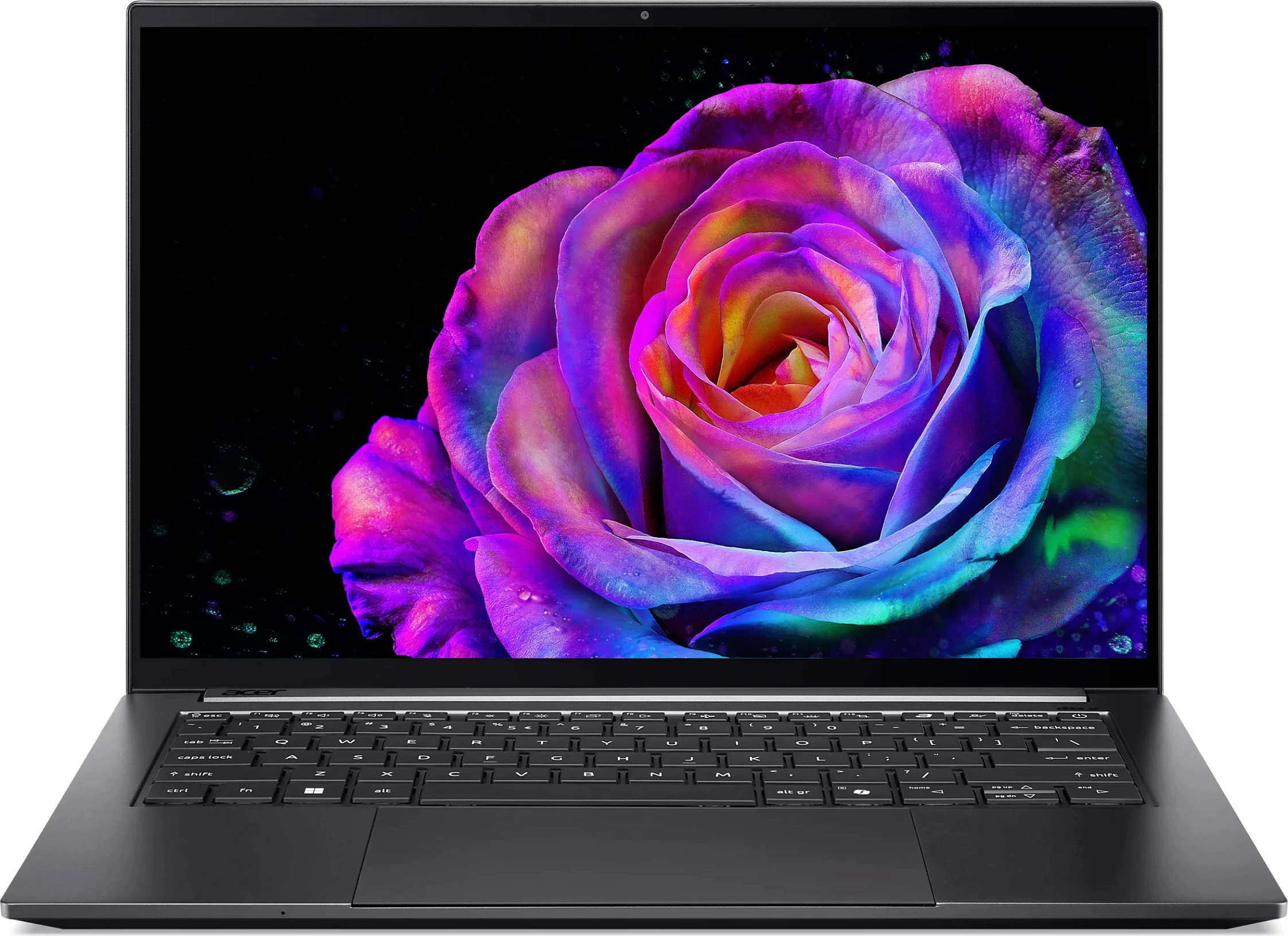 Laptop Acer Swift SFX14-73G-975F, Core Ultra 9, 32GB RAM, 2TB SSD, 14.5" OLED Touch, RTX 5070, Windows 11 Home, Titanium Grey